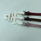 Cat   Jack Girls 3-pack Multicolor Floral Belts Sz Large  32 Inches  Nwt