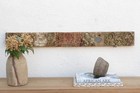 Antique Indo-french Painted Carved Lintel