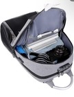 Gray black Camera Backpack Bag For Camera With Accessory Compartments
