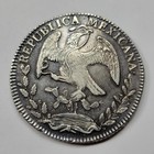 1844 Pi Mexico Silver 8 Reales San Luis Potosi Scarce Date Nice Detail  w353