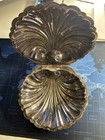 Victor Silverplate Shell Pattern Victorian Style Butter Dish With Lid   Base
