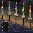 Halloween Decorations Tabletop Candle Lights With Skeleton Ghost Hand  5 Pack
