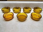 Vtg 70 s Nugget Casino Carson City  Sundowner Reno Nv  3 5  Amber Glass Ashtrays