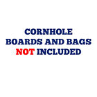 Waterproof Steelers Cornhole Board Wraps  Laminated Vinyl - Design 12  thunder 