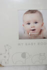 Pearhead First Memories Baby Book Photo Album Unisex Boy Girl Keepsakes Gray