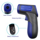 Digital Laser Photo Tachometer Handheld Rpm Meter Speedmeter Motor Speed Gauge