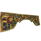 Balinese Door Lintel Arch Architectural Panel Traditional Carved Wood Bali Art