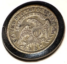 1830 Philadelphia Vf Capped Bust Us Silver Half 1 2 Dime Five 5 Cent Coin  m45