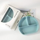 Baby Silicone Bowl Suction Baby Plate Placemat Kid Feeding Mat Child Food Tray