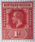 Travelstamps  Northern Nigeria    41  Mint Og Hinged 1d Denomination Mogh