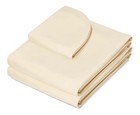 3pc Massage Table Sheet Set  Cream Color  Fitted   Flat Sheets  Face Rest Cover