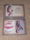Lola Vice Signed Kiss Print Card Wrestler Nxt Model Collectors Expo  16