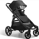 Baby Jogger City Select 2 Stroller Lunar Black Single To Double Convertible New