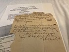 Alex Mccaraher Signed Land Deal Signed Oath To Washington At Valley Forge  256