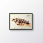 Jamaica Map  Jamaica 2d Relief Map  Jamaica Vintage Map - 2d Flat