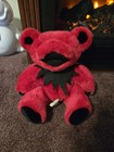 Rare Vintage 90s Grateful Dead Red Dancing Plush Bear Black Collar Steven Smith