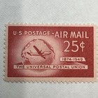 Postage Stamp Us  Air Mail 25 Cents