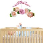 Floral Musical Baby Mobile For Crib Toys Hanging Cute Design For Boys And Gir   