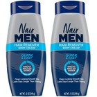 Men s Hair Removal Body Cream - 12 Oz  2-pack  Smooth Skin  Fast-acting Formula