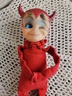 Kamar Red Devil Christmas Knee Hugger Elf Ornament Japan Vintage