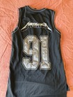 New Official Metallica Medium 91 Basketball Jersey Tour Show Event Concert Bb