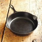 Vintage Griswold Cast Iron Skillet Frying Pan   5 Large Block Logo - Ironspoon