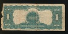 1899  1 One Dollar Us Silver Certificate Large Note Blue Seal Black Eagle      M