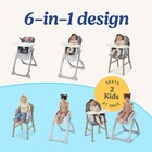 Graco 2220328 Duodiner Dlx Highchair 6 Stages Infant Toddler Booster Youth