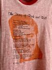 Rare Vintage 70s Elvis Ringer T Shirt - Charlotte White 1977 