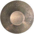 Vintage Everlast Metal Hand Forged Bowl Aluminum Ivy Vines 11 5    Hammered