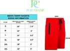 3 Pack  Men Sweat Shorts Soft Casual Cotton French Terry Fleece Lounge Gym Short
