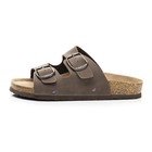 Fitory Womens Flat Sandals With Cork Footbed open Toe Arch Support Slides 8