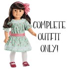      American Girl      Beforever Samantha      Special Day Dress Outfit      Complete 