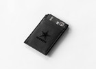 Laser Engraved Front Pocket Wallet  Dallas Cowboys  Black
