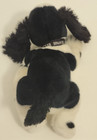 Russ Berrie Cocker Spaniel Black White Puppy Dog Plush Collar Realistic 12 