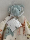Baby Thro Elephant Head Safari Animals Cream Security Blanket Lovey Lion New