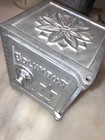 Antique Columbus Safe Tin   Cast Iron Still Combination Coin Bank - 5 25 t