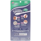 3 Pack Swisspers Plastic Cotton Swabs  300 Ct