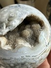 8th Vein Ocean Jasper Druzy Polished Crystal Sphere With Geode Cavities - 8 15oz