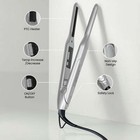 Kipozi 3 10  Titanium Mini Pencil Flat Iron Straightener Curler For Short Hair