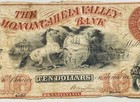 Vintage Monogahela Valley  10 Bank Note 