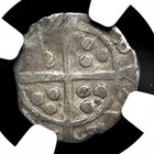 Ireland  Edward Iv  1471-1483  Silver Penny  Heavy Series Burns Du-1ah  Ngc Vf25
