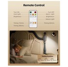 Ametheus Led Wall Lights Rechargeable Wall Sconces Lamp  3 Color Temps Blk 2pack