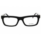 Guess Men s Eyeglasses Shiny Black Acetate Rectangular Shape Frame Gu50242 001