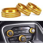 Climate Control Knob Covers For Challenger Accessories 2015-2023 2024  Gold