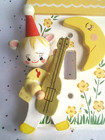 Vintage Irmi Fiddler Light Switch Cover For Nursery