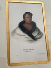 Hand Colored Lithograph Ong-pa-ton-ga Omakas Chief Mckenney   Hall Circa 1855