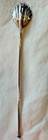 6 Vintage Sterling Silver Tea Spoon straws Taxco Mexico Shell Motif 53g - Ds31