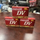 Lot Of 3 Maxell Mini Dv Digital Video Cassette Tape 60 Minute New