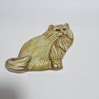  6 Vintage Ceramic Cat Refrigerator Magnets 3d  Kitten Taiwan  